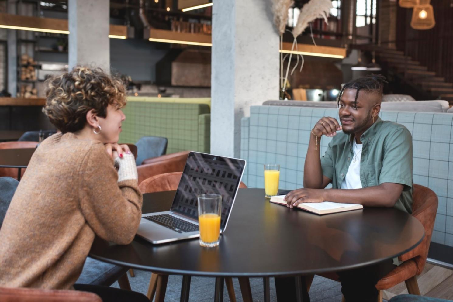 Interactive business analysis session with real company data